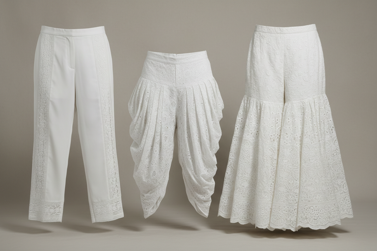 Chikankari Pants