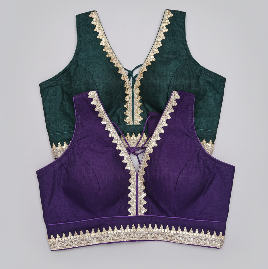 Zariya Silk lace Blouse