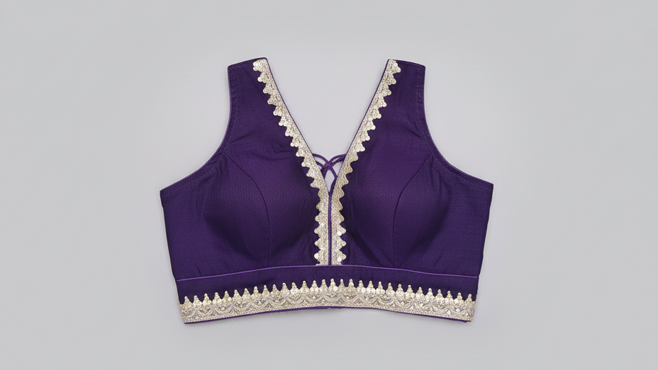 Zariya Silk lace Blouse