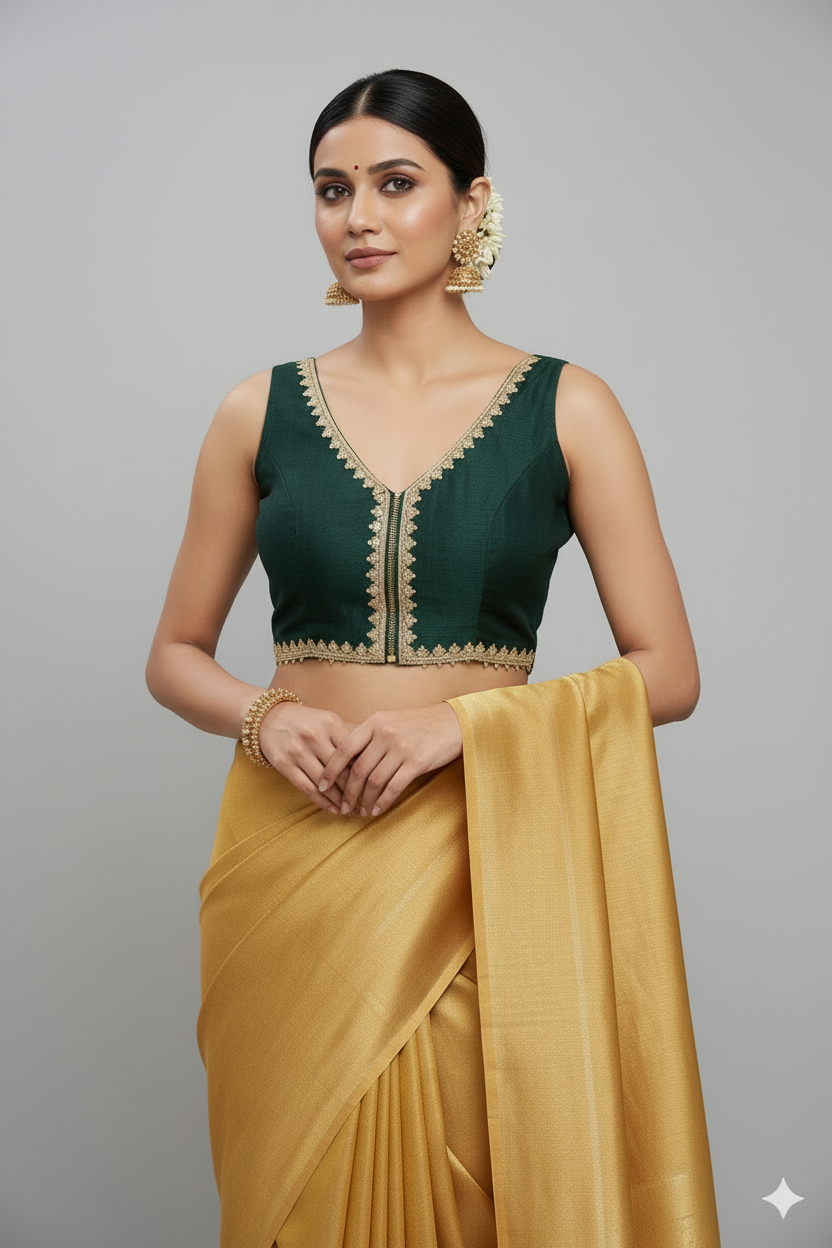 Zariya Silk lace Blouse