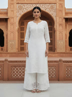 Chikankari Georgette Sharara\Plazzo Pant