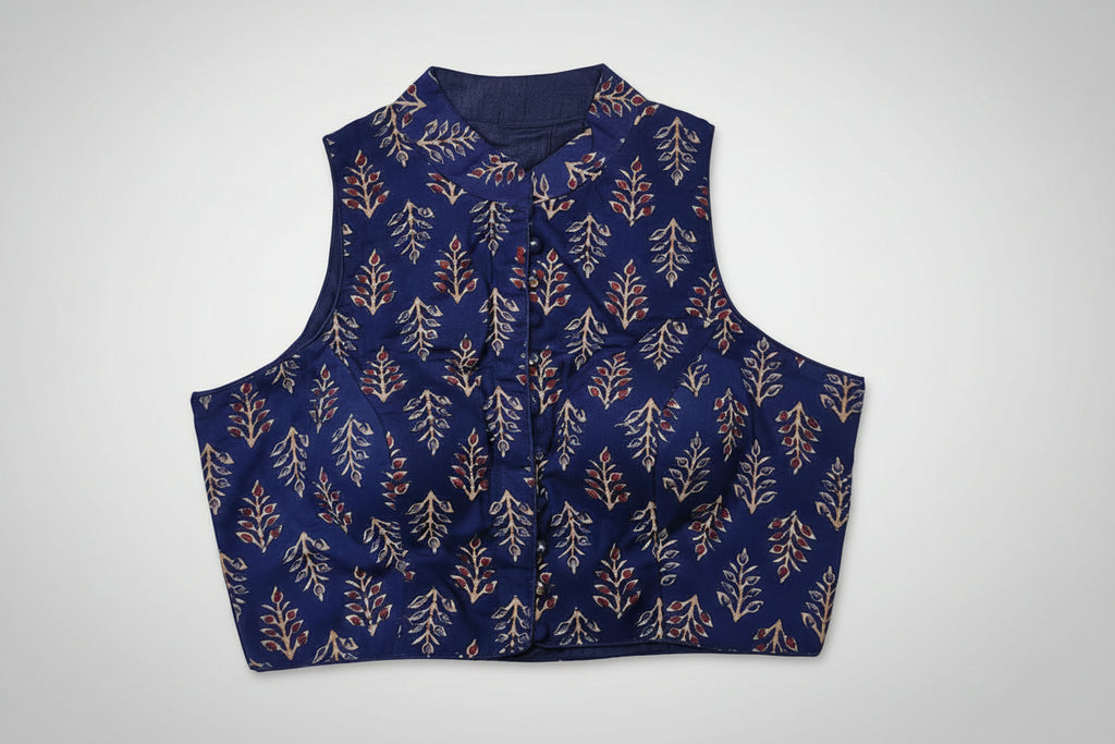 Ajrakh Smart Blouse