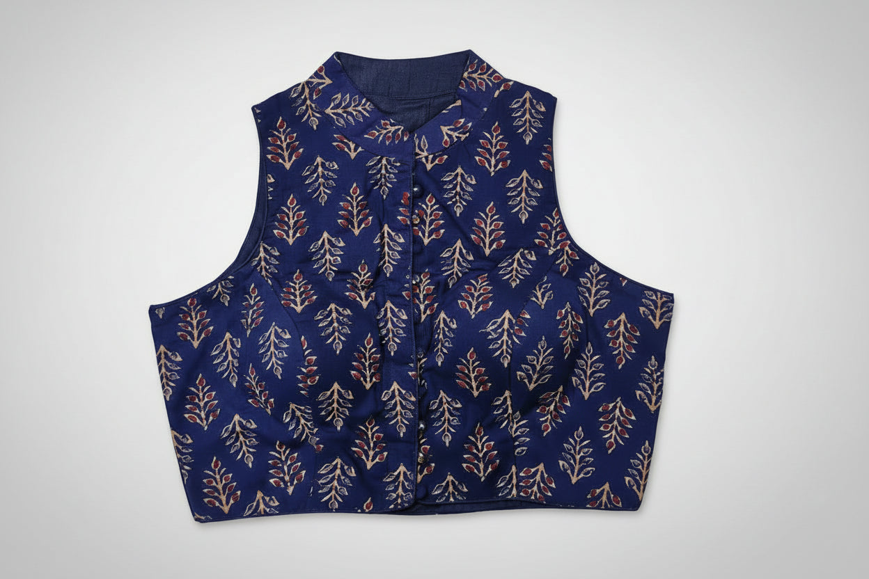 Ajrakh Smart Blouse