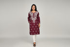 Souled Rayon Chikankari Women's Long Kurta