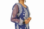 Souled Georgette Chikankari Kurta with Inner Slip