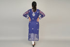 Souled Georgette Chikankari Kurta with Inner Slip