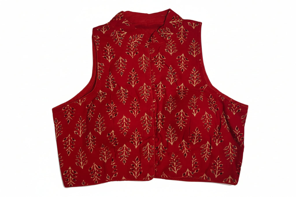 Ajrakh Smart Blouse
